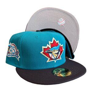 New Era Toronto Blue Jays 59FIFTY Fitted Hat 25TH Year Side Patch